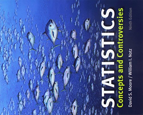 Book cover for Statistics: Concepts and Controversies 9e & Webassign (Six Month Access)