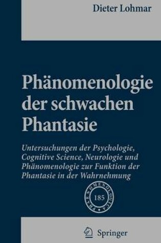 Cover of Phanomenologie Der Schwachen Phantasie