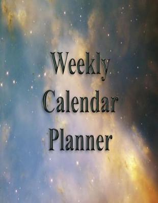 Book cover for Weekly Calendar Planner - 70 Weeks - (8.5 X 11) - Nebula