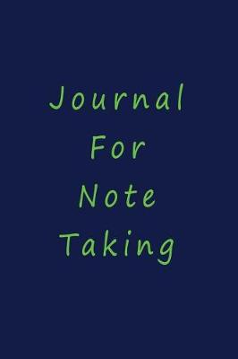 Book cover for Journal For Note Taking