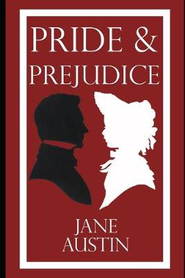 Book cover for Pride and Prejudice by Jane Austin (Illustrated)