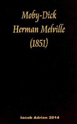Book cover for Moby-Dick Herman Melville (1851)