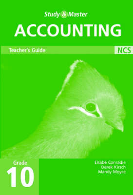 Book cover for Study and Master Accounting Grade 10 Teacher's Book