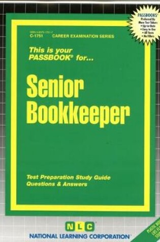 Cover of Senior Bookkeeper