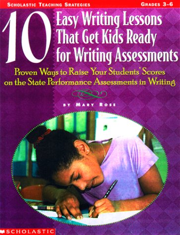 Book cover for 10 Easy Writing Lessons That Get Kids Ready for Standardized Tests