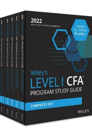 Cover of Wiley′s Level I CFA Program Study Guide 2022