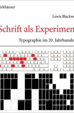 Cover of Schrift als Experiment