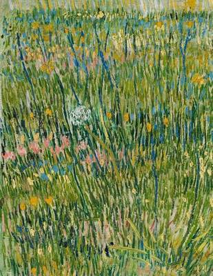 Book cover for Patch of Grass, Vincent Van Gogh. Ruled Journal