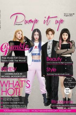 Cover of Pump it up Magazine - K-Pop Sensation RUMBLE G - August 2021