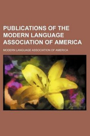 Cover of Publications of the Modern Language Association of America (Volume 31 (1916))