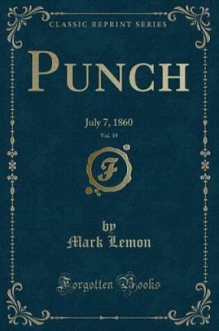 Cover of Punch, Vol. 39