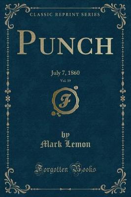 Book cover for Punch, Vol. 39