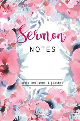 Book cover for Sermon Notes Journal