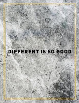 Book cover for Different is so good.