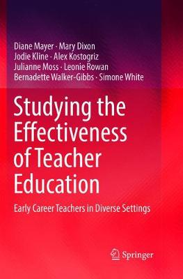 Book cover for Studying the Effectiveness of Teacher Education