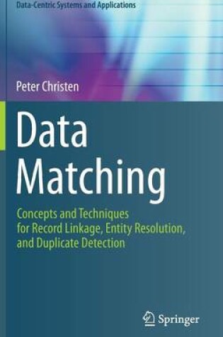 Cover of Data Matching