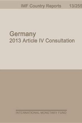 Cover of Germany: 2013 Article IV Consultation