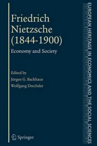 Cover of Friedrich Nietzsche (1844-1900)