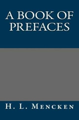 Cover of A Book of Prefaces