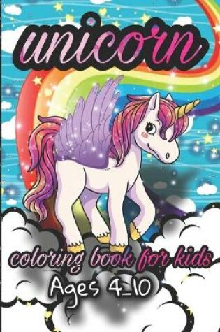 Cover of unicorn Coloring book for kids