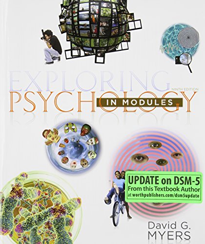 Book cover for Exploring Psychology in Modules (Paper)