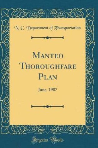 Cover of Manteo Thoroughfare Plan