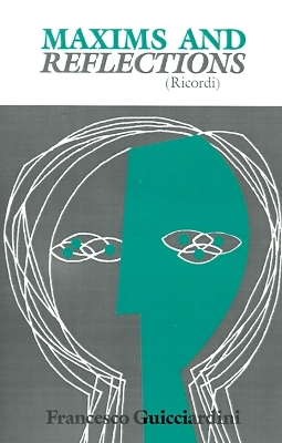 Book cover for Maxims and Reflections (Ricordi)