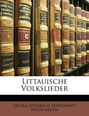 Book cover for Littauische Volkslieder