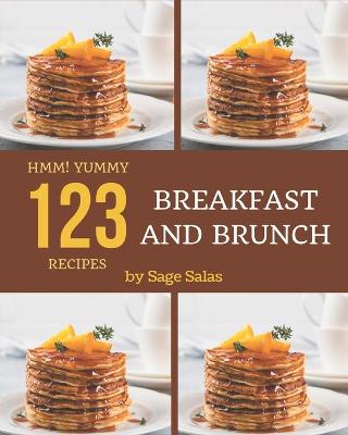 Book cover for Hmm! 123 Yummy Breakfast and Brunch Recipes