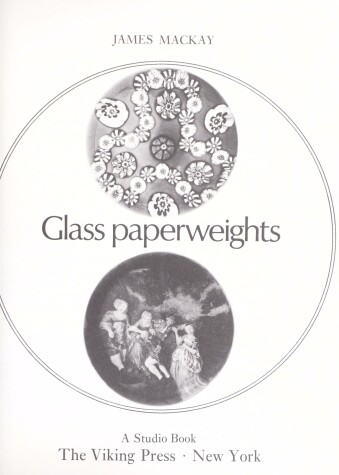 Book cover for Glass Paperweights