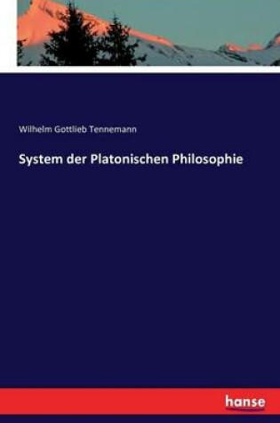 Cover of System der Platonischen Philosophie