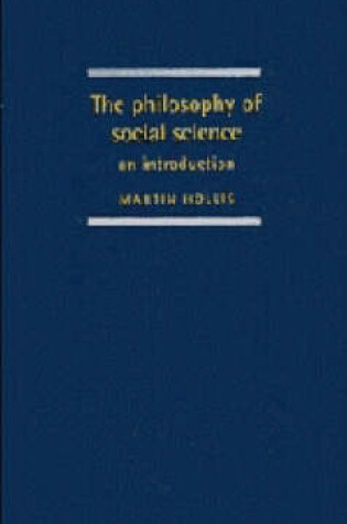 Cover of The Philosophy of Social Science