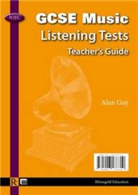 Book cover for WJEC GCSE Music Listening Tests Teachers' Book