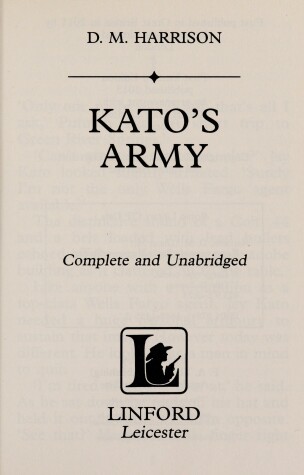 Book cover for Kato's Army