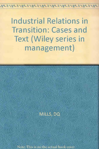 Book cover for Industrial Relations in Transition