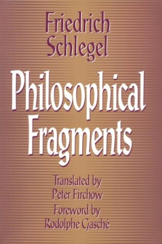 Cover of Philosophical Fragments