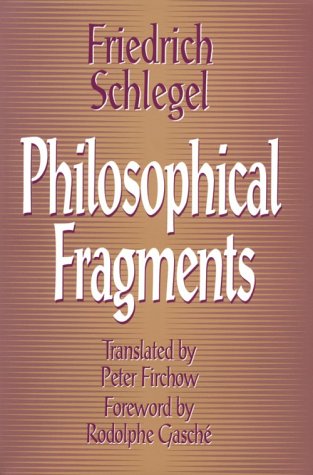 Book cover for Philosophical Fragments