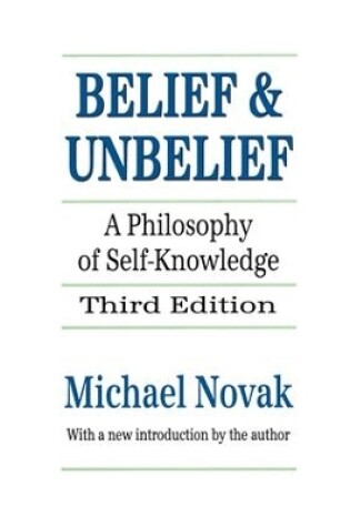 Cover of Belief and Unbelief