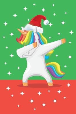 Book cover for Dabbing Santa Unicorn Journal