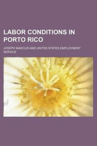 Cover of Labor Conditions in Porto Rico