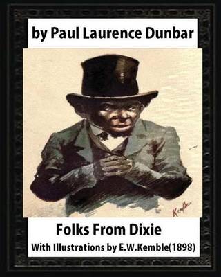 Book cover for Folks From Dixie(1898), by Paul Laurence Dunbar and E. W. Kemble