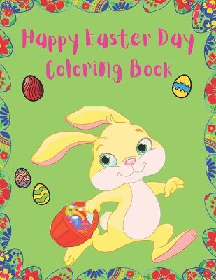 Book cover for Happy Easter Day Coloring Book