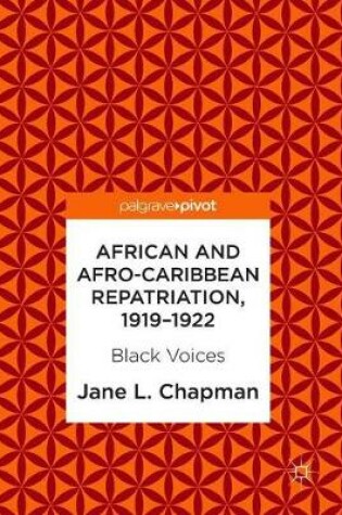 Cover of African and Afro-Caribbean Repatriation, 1919-1922