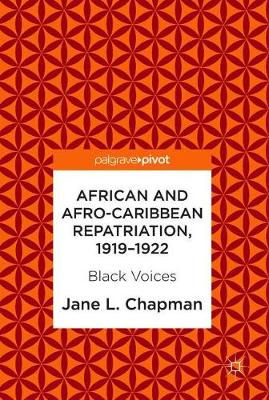 Book cover for African and Afro-Caribbean Repatriation, 1919-1922