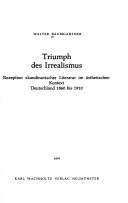 Cover of Triumph Des Irrealismus