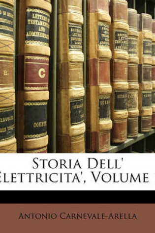 Cover of Storia Dell' Elettricita', Volume 1