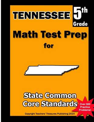 Book cover for Tennessee 5th Grade Math Test Prep