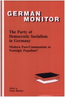 Book cover for The Party of Democratic Socialism in Germany