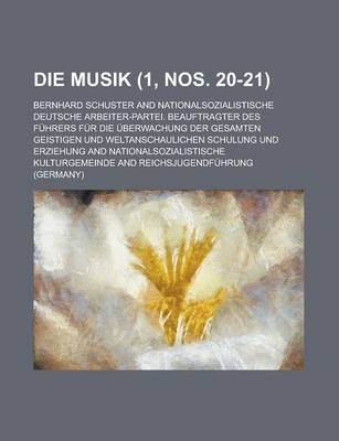 Book cover for Die Musik (1, Nos. 20-21 )