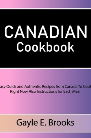 Cover of Canadian Cookbook